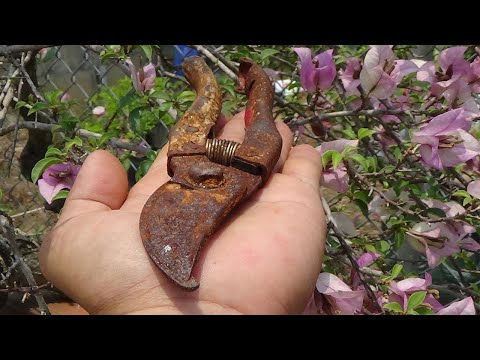 Gardening Tools - Restoration old Rusty || 古いガーデンツールを復活させる