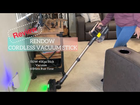 RENDOW Cordless Vacuum Stick Review | Carpet and Hardwood Floors