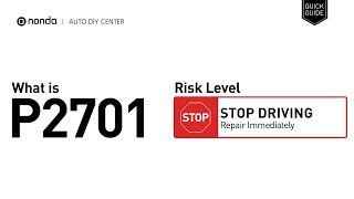 Meaning of OBD p2701