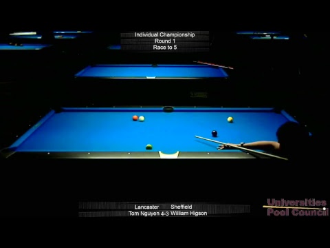 BUCS-UPC 9-Ball Championships 2018-19 - Day 1
