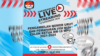 Download lagu PENGAMBILAN NOMOR URUT DAN PEMAPARAN VISI MISI CALON KETUA RW 018 mp3
