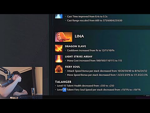 Is Lina Nerfed Enough? in New Update Patch 7.32e - Gorgc Thoughts