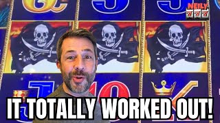 BIG WIN! I FOUND A VERY ACTIVE DOLLAR STORM SLOT MACHINE!