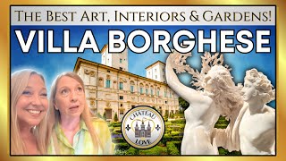 We Spent a Day at Dreamy VILLA BORGHESE & GALLERIA BORGHESE | Cinematic ROME Vlog 🇮🇹