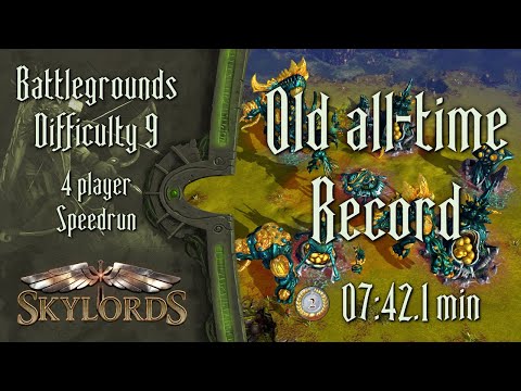 Battlegrounds Speedrun in 07:42.1 | 4 player rPvE 9 - January 2021 | Skylords Reborn (BattleForge)