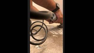 Prep Concrete Sub floor for Tile Glue Removal