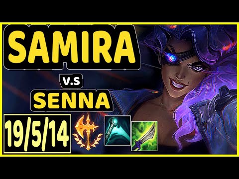KLAUS (SAMIRA) vs SENNA - 19/5/14 KDA BOTTOM ADC CHALLENGER GAMEPLAY - BR