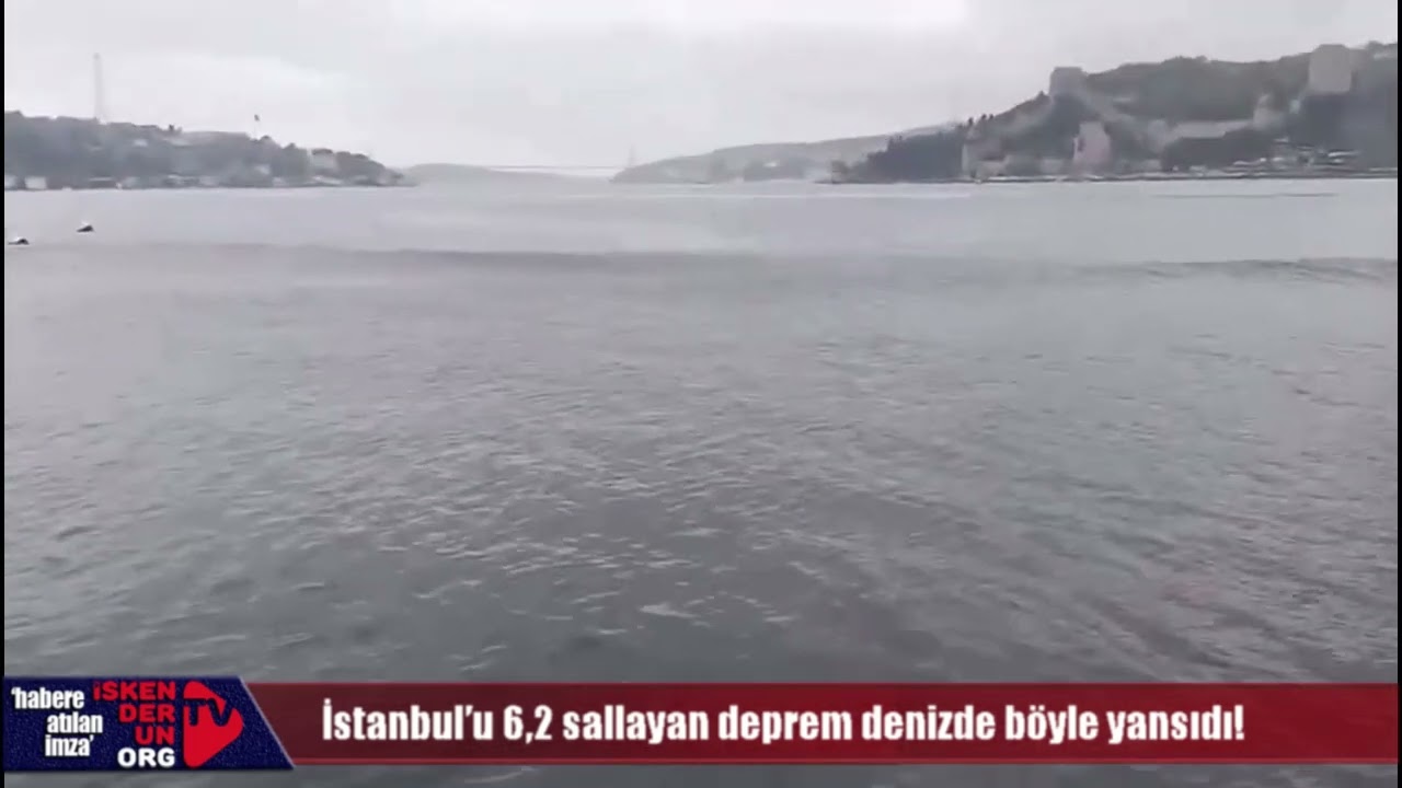İstanbul’u 6,2 sallayan deprem…