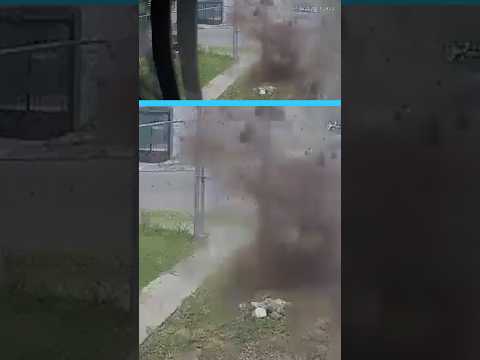 Cerca de 10 alcantarillas EXPLOTARON debido a una acumulación de gas metano