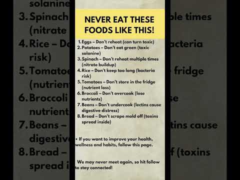 Never Eat These Foods Like This! (Food Safety Truth Explained) #worldfoodsafetyday #safetyday