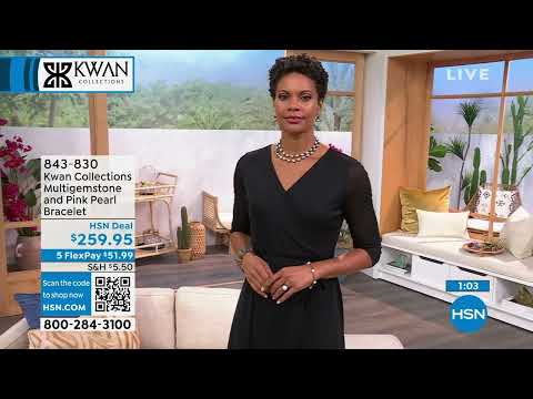 Kwan Collections Multigemstone and Cultured Pink Pearl B...