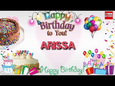 Happy Birthday ARISSA _|🎂|_ Birthday Song_|🎂|_Best_Wishes_||