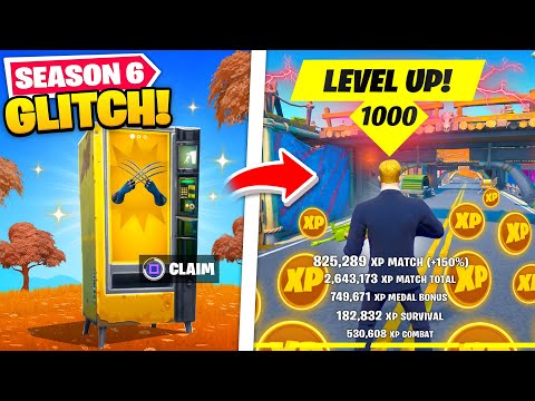 *NEW* Fortnite Season 6 GLITCHES you HAVE TO TRY! (XP GLITCH)