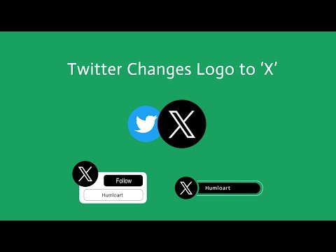 Twitter changes logo to ‘x’ green screen animation | X follow animation green screen background