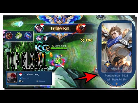 Alucard Top Global by Vinny Hong‼️ Gameplay Win Rate 74.3% Match 5121