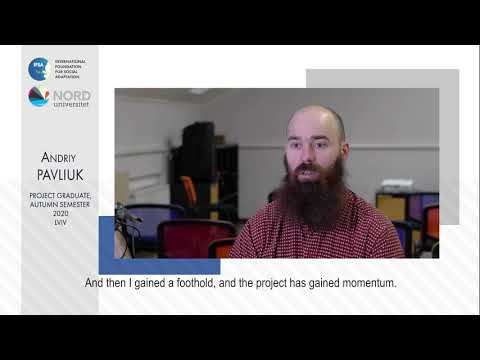 Video feedback of Andrii Pavliuk, graduate of the Ukraine-Norway project