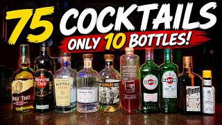 You Only Need 10 Bottles to Make 75 Cocktails