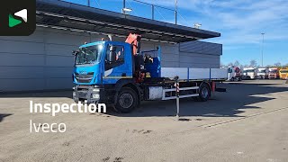 شاحنة مسطحة IVECO Stralis 310 4X2 50.000 Original kms! Fassi F155 Crane Kran Euro | صورة 4 - Autoline