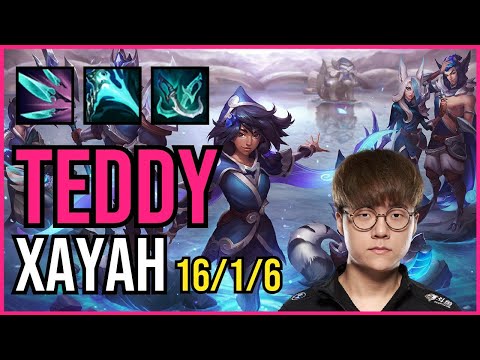 TEDDY - XAYAH vs. KAI'SA ADC | KR CHALLENGER | PATCH 11.2 | PENTAKILL