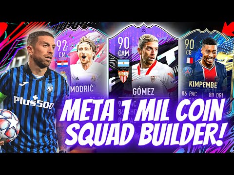 SUPER META 1 MILLION COIN TEAM FIFA 21 (Increase Your Wins)! | 1 MILLION COIN SQUAD BUILDER FIFA 21