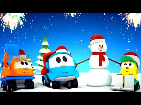 Weihnachten mit Leo dem Lastwagen. Zeichentrickfilm auf Deutsch.