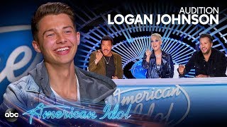 Logan Johnson sings Sober in American Idol Audition - SUBTITULADO