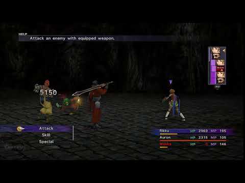 Final Fantasy X - Wakka Stabbed By Tonberry