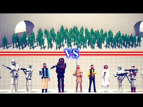 ZOMBIE TEAM vs STAR WARS TEAM - Totally Accurate Battle Simulator TABS