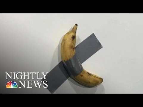 Banana Art Piece Fetches Staggering Amount Of Money At Miami’s Art Basel | NBC Nightly News