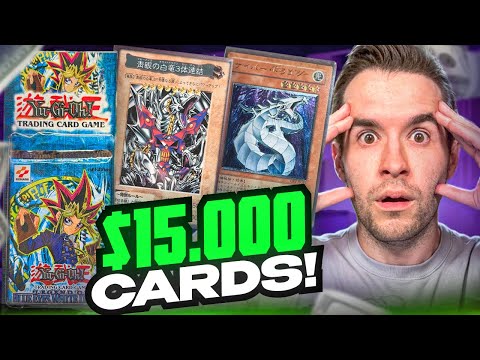 $15,000+ In RARE Yugioh Cards For Sale - Legend Of Blue-Eyes 1ST EDITION!