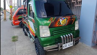 Customized Suzuki Transformer DA63T 4x4 Manual Aircon Loaded 270k #japansurplus #keicar #suzukicarry