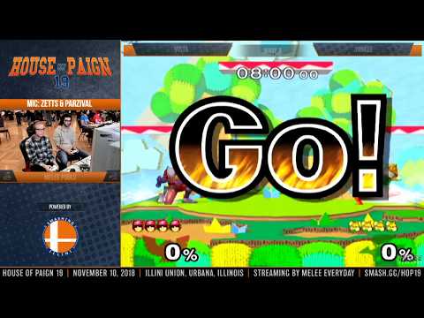 House of Paign 19 - Vista (Captain Falcon) vs. Yankee (Fox) - SSBM - Wave A