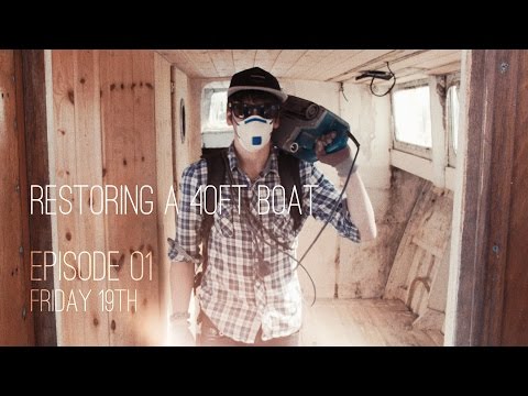 Restoring a 40' Wooden Boat from 1940 - Trailer