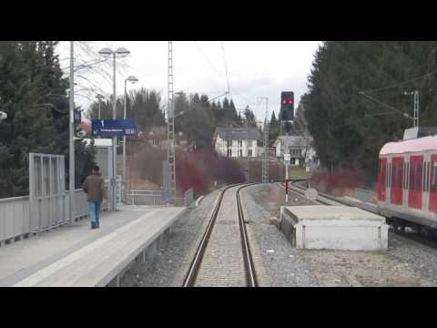 [ Train Ride / Cabview ]  S Bahn Munchen : S7 Solln - Wolfratshausen