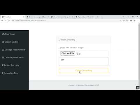 Veterinary Care for Pets in Django Python