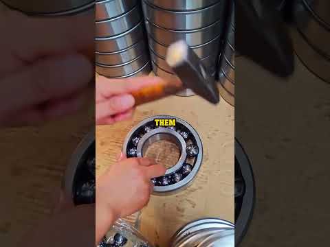 The Satisfying Process of Assembling a Ball Bearing