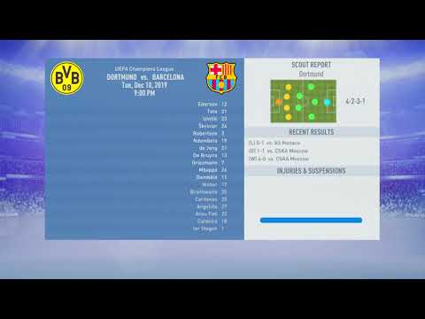 FIFA 19 FC BARCELONA CAREER MODE S2 EP 12 QUALIFICATION TO KO ROUND