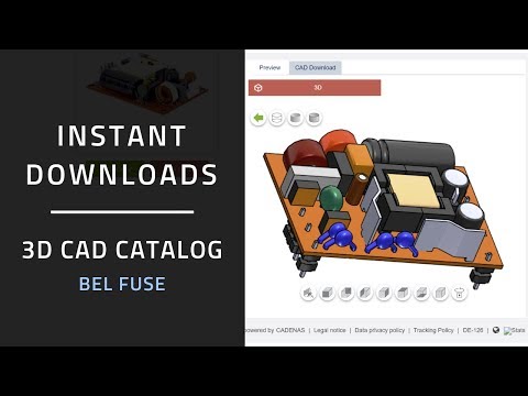 Bel Fuse: Get Instant Downloads from the 3D CAD Catalog