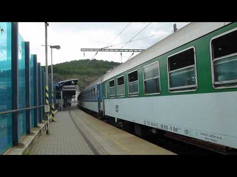Odjezd vlaku Sp 1694 ze stanice Ústí nad Labem hl.n.