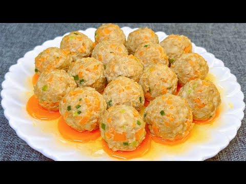 中秋節的壓軸菜「 團團圓圓 」，口感鮮嫩寓意好，中秋節討個好彩頭，lotus root balls ，Chinese   Recipes，yummy