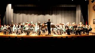 2012 Winter Concert HTMS 8th Grade Band - The Christmas Song