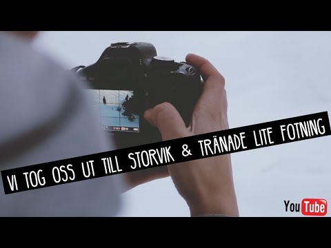 vi tog oss ut till storvik & tränade fotning