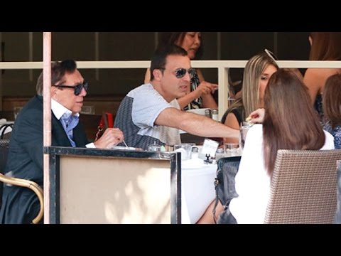 X17 EXCLUSIVE - Donald Sterling Enjoys Lunch In Beverly Hills