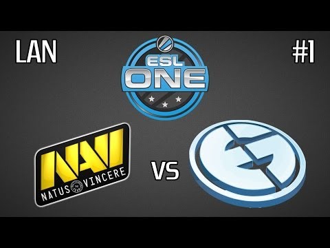 NaVi VS Evil Geniuses | Quarterfinals Game 1/2 Highlights | ESL One Frankfurt 2014 | Dota 2