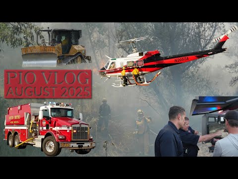 Vegetation Fires, Office Tour & Community Events - PIO Vlog August 2025