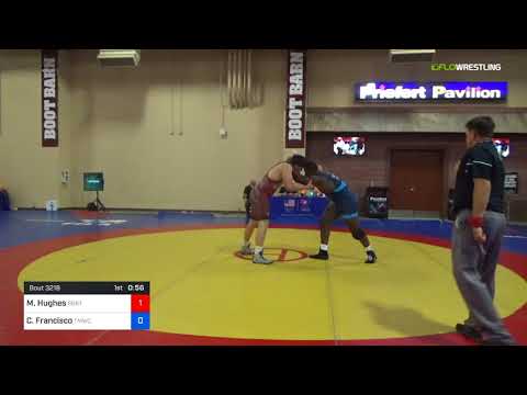 2018 Marine Corps US Open/Senior Men's Freestyle 125 Con 16 #1 - Michael Hughes (BGRTC) Vs. Ceron