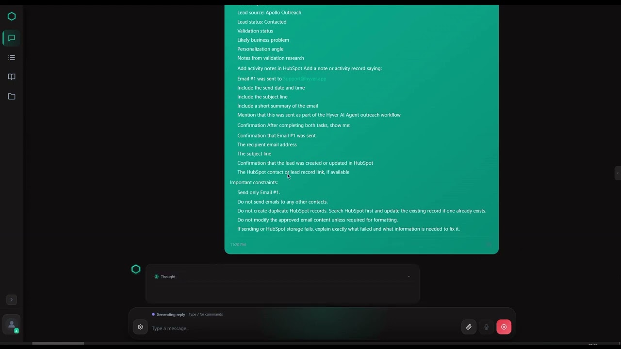 Hyver product demo preview