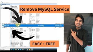 How To Remove MySQL Service From Windows Services Using Command Prompt