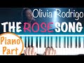 How to play THE ROSE SONG - Olivia Rodrigo (HSMTMTS) Piano Tutorial | Piano Chords