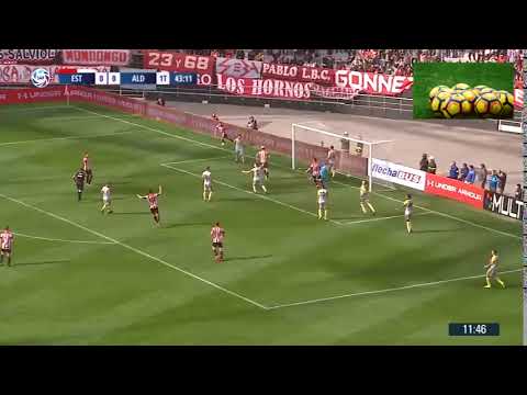 Estudiantes vs Aldosivi / Gol de Schunke / 28/07/2019